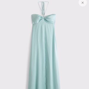 Abercrombie & Fitch Light Blue Halter Dress